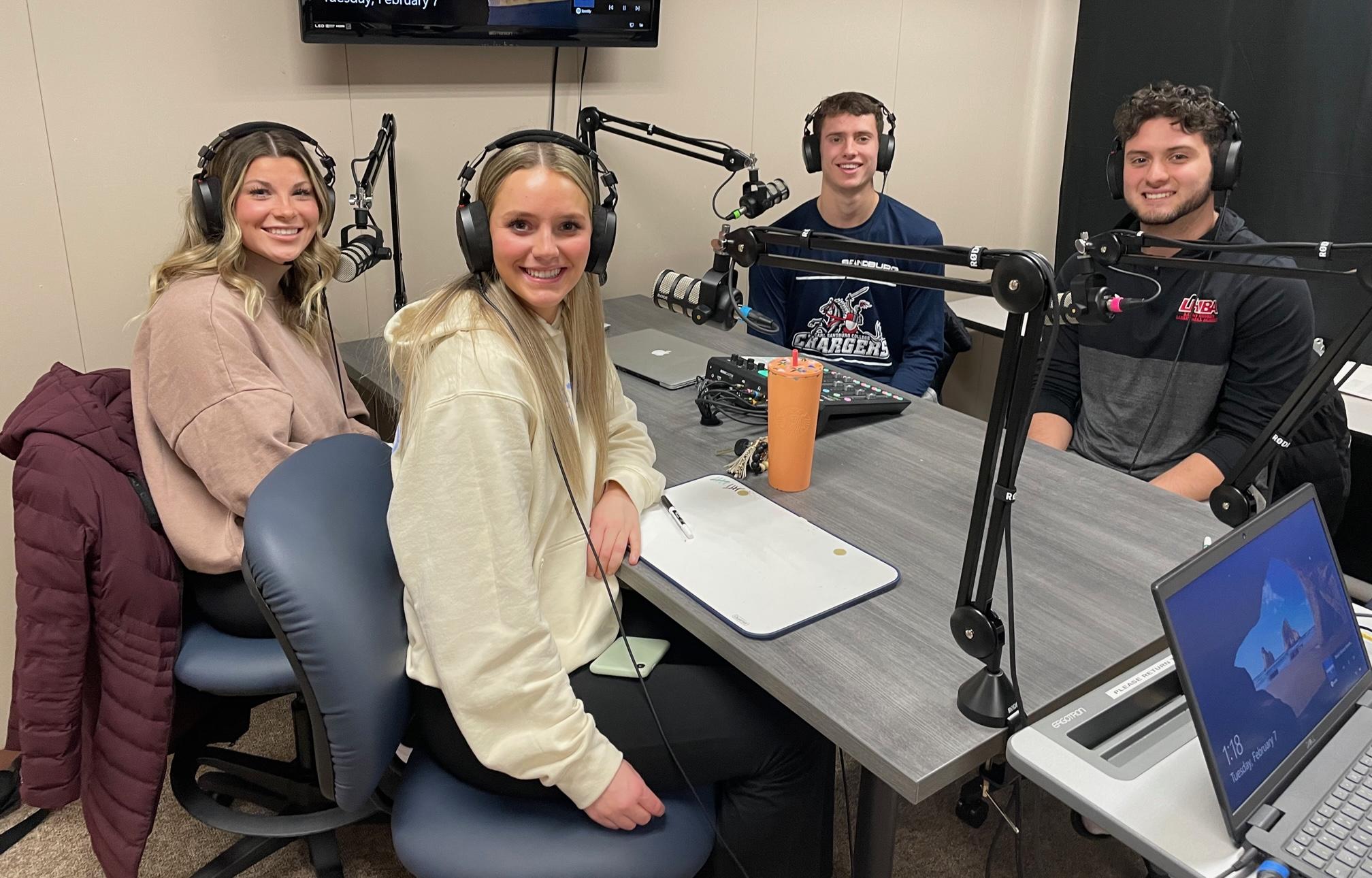 Sandburg Athletics Podcast, Episode 10: Love & Basketball &mdash; Addison Eger, Lilly Blackford, Connor Barnett & Myles Estrada