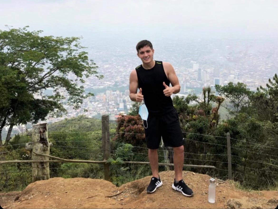 Chargers men's soccer sophomore Santiago Palacio in his home country of Colombia.