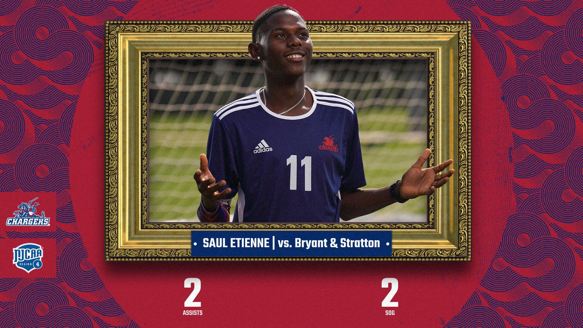 Etienne Records 2 Assists in Chargers&rsquo; Win Over Bryant & Stratton