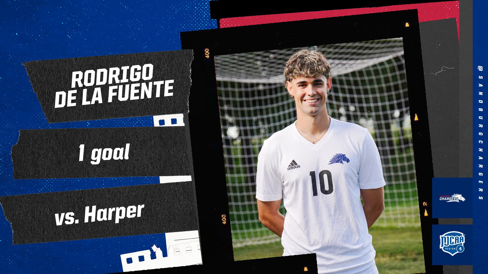 De la Fuente tallies 6th goal, but Hawks hand Chargers home loss