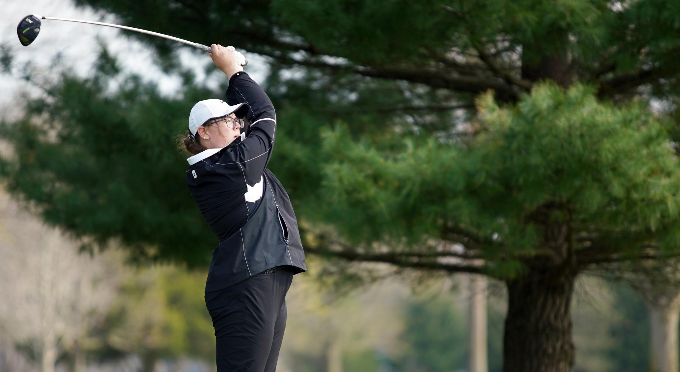 Olivia Schwingle finished fourth at the Region IV Tournament as a freshman.