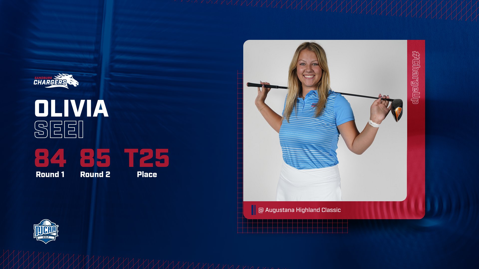 Seei posts pair of rounds in 80s for Chargers at Augustana Highland Classic