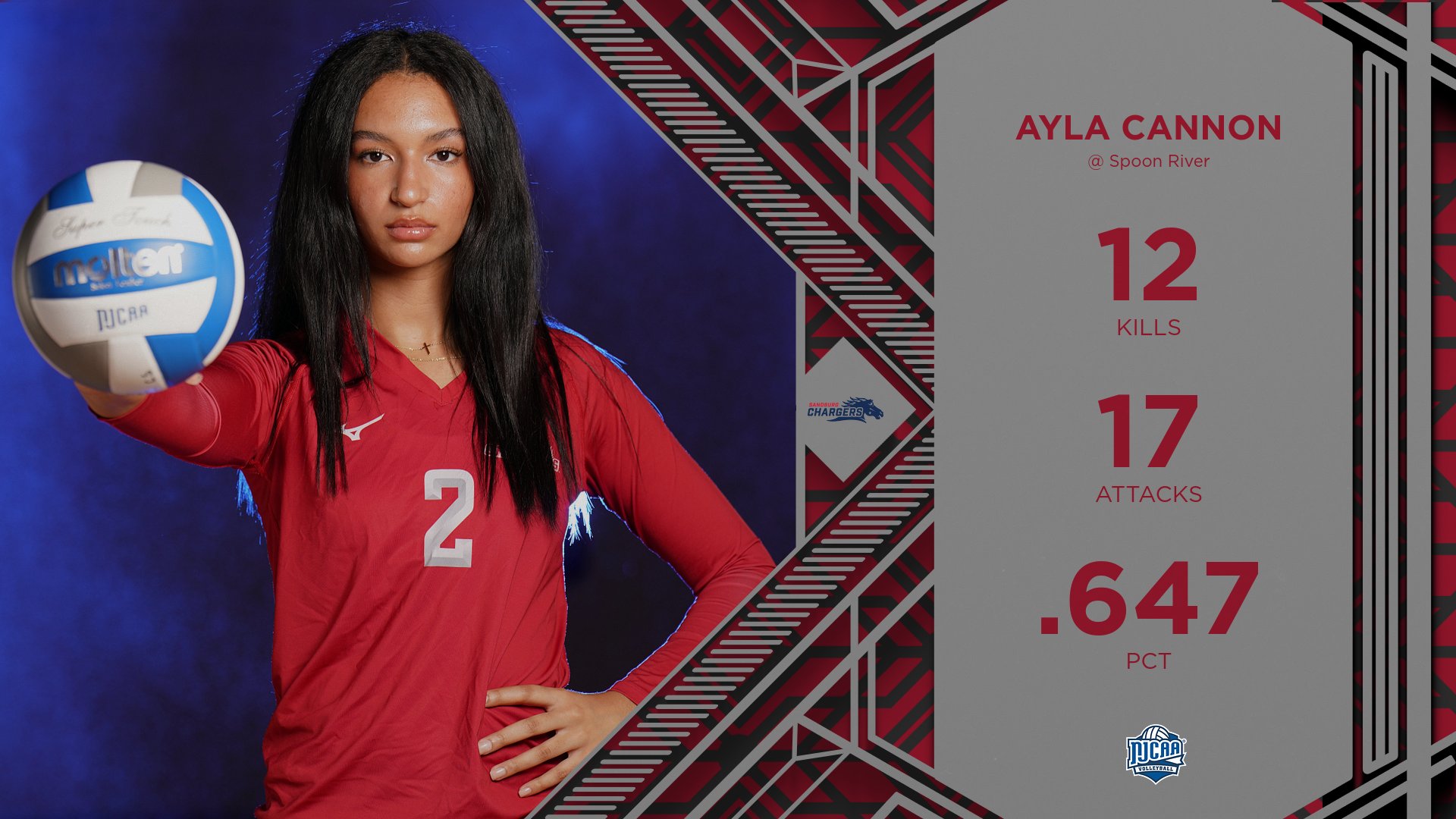 Cannon&rsquo;s 12 kills lead Chargers in sweep at Spoon River in regular season finale